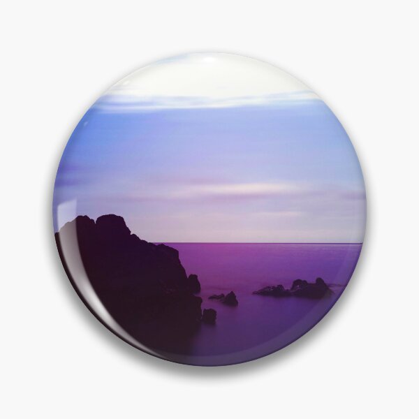 Item preview, Serene Purple Sea at Dusk - Long Exposure designed and sold by Dyrk Wyst Redbubble Shop.