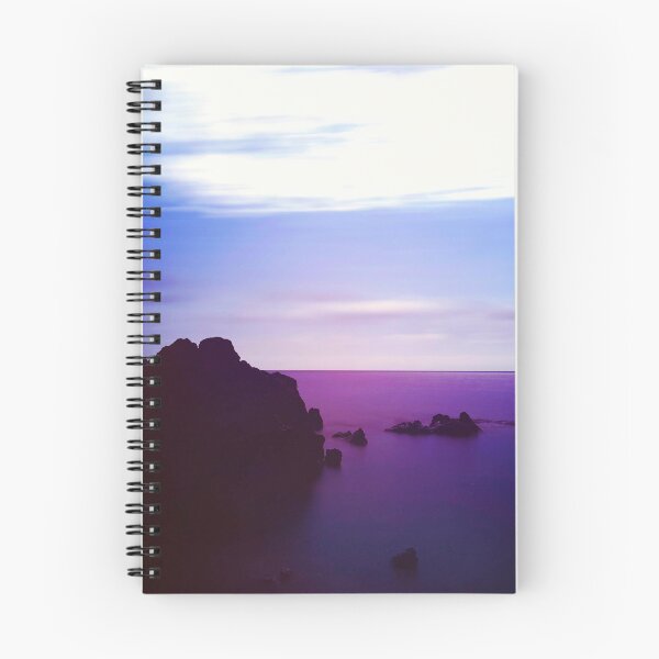 Item preview, Serene Purple Sea at Dusk - Long Exposure designed and sold by Dyrk Wyst Redbubble Shop.