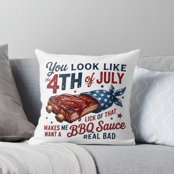 Item preview, Ribs Barbecue 4 Juillet - Look 4th of July BBQ designed and sold by BlossomedGlow.