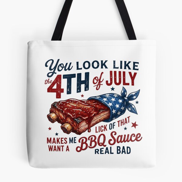 Item preview, Ribs Barbecue 4 Juillet - Look 4th of July BBQ designed and sold by BlossomedGlow.