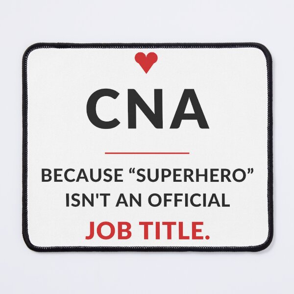 Item preview, CNA Because Superhero Isn't An Official Job Title - Nursing Assistant Gift designed and sold by OpenKeyCreate.