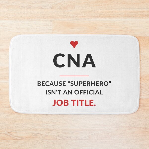 Item preview, CNA Because Superhero Isn't An Official Job Title - Nursing Assistant Gift designed and sold by OpenKeyCreate.