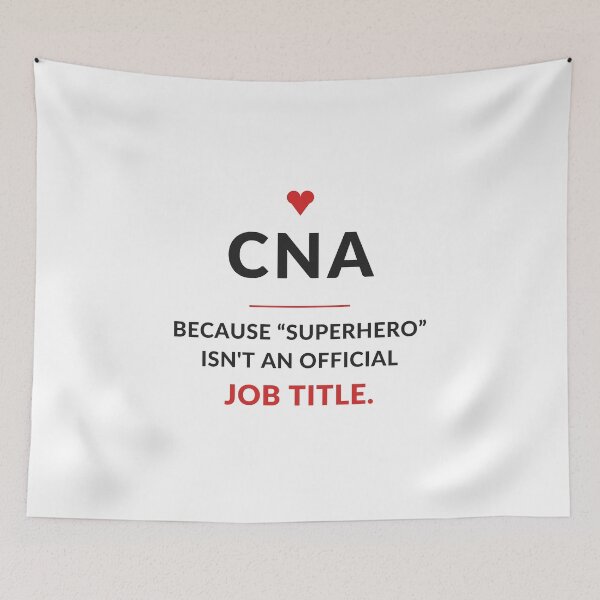 Item preview, CNA Because Superhero Isn't An Official Job Title - Nursing Assistant Gift designed and sold by OpenKeyCreate.