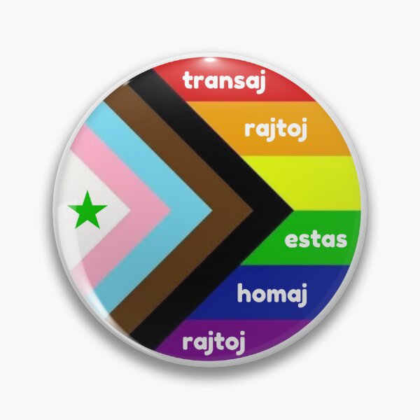 Item preview, Transaj rajtoj estas homaj rajtoj - Trans rights are human rights (circle) designed and sold by LuluTestudo1.