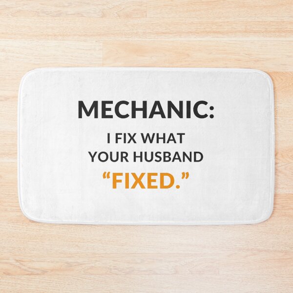 Item preview, I Fix What Your Husband Fixed - Funny Mechanic Gift designed and sold by OpenKeyCreate.