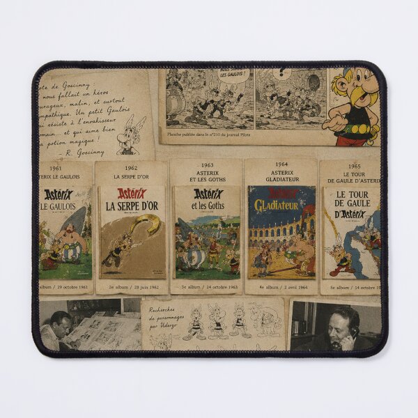Item preview, Asterix Origins – Vintage Editorial Tribute Poster designed and sold by JcAbstractArt.