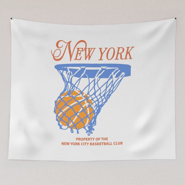 Item preview, New York Basketball Game Day Fan Art designed and sold by ErinMeacham.