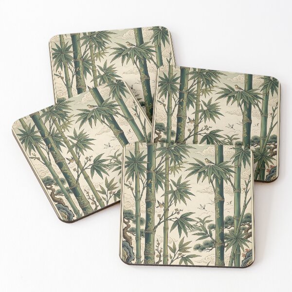 Item preview, Elegant Bamboo Grove – Timeless Nature Art designed and sold by K-Tradition.