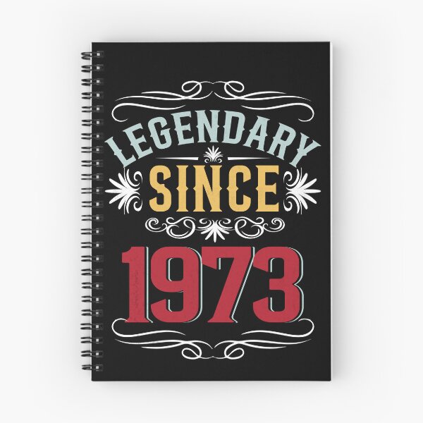 Item preview, Vintage Legendary Since 1973,  53rd Birthday Retro Gift designed and sold by FernaRoje.