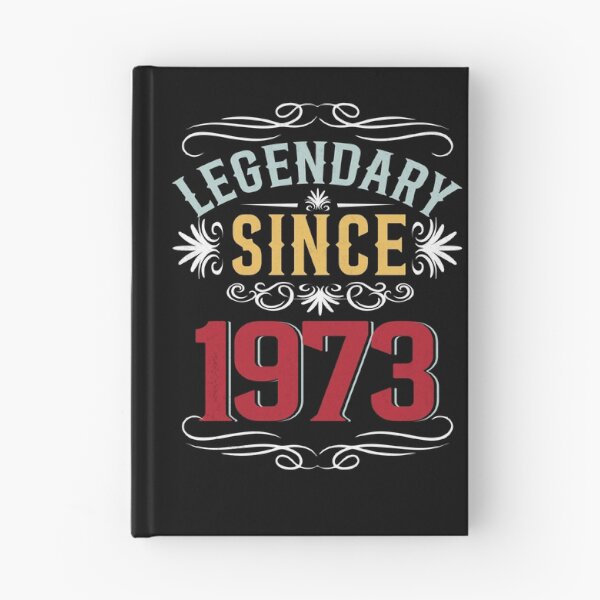 Item preview, Vintage Legendary Since 1973,  53rd Birthday Retro Gift designed and sold by FernaRoje.
