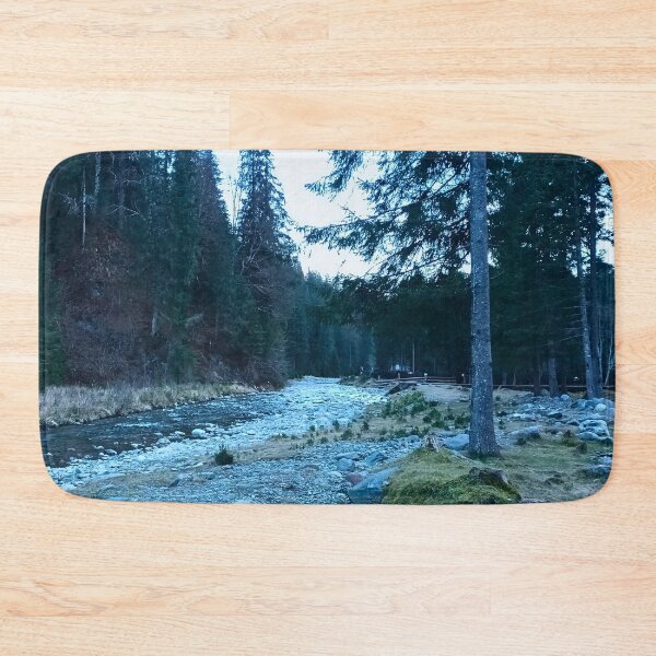 Item preview, Rushing Mountain Stream – Wild Forest River Wilderness Nature Print from Romania designed and sold by MSMPrintDesign.