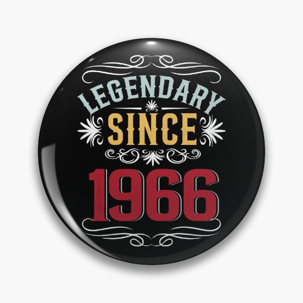 Item preview, Vintage Legendary Since 1966, 60th Birthday Retro Gift designed and sold by FernaRoje.