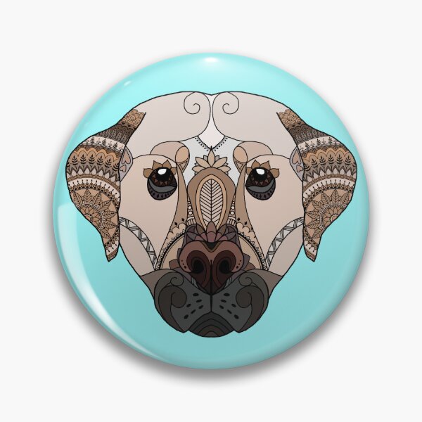 Item preview, Yellow Labrador Mandala designed and sold by MidnightDr3am.