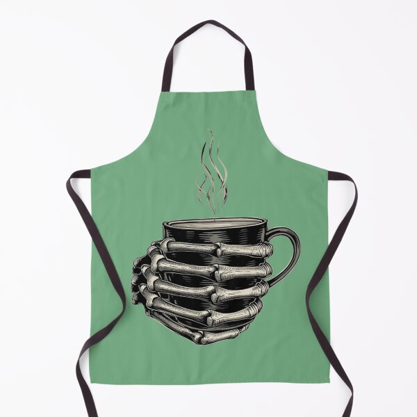 Item preview, Gothic Skeleton Coffee Art designed and sold by InkWeaveShop.