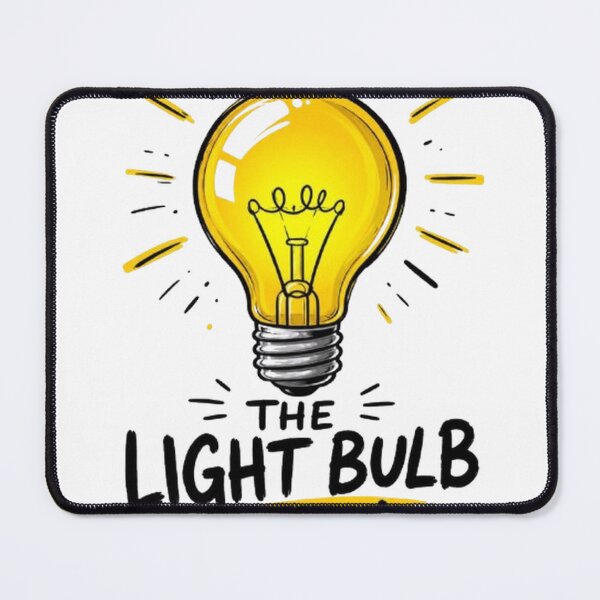 Item preview, The Light Bulb Is On Funny Idea T-Shirt — Motivational Quote Tee designed and sold by POTOTSKA.
