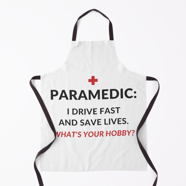 Item preview, Paramedic: I Drive Fast And Save Lives What's Your Hobby - Funny EMT Gift designed and sold by OpenKeyCreate.