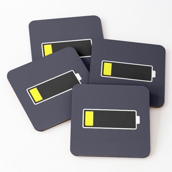 Item preview, Low Battery (yellow)  designed and sold by Amanda1775.