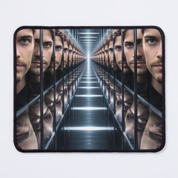 Item preview, Infinite Reflections Surreal Portrait designed and sold by JcAbstractArt.