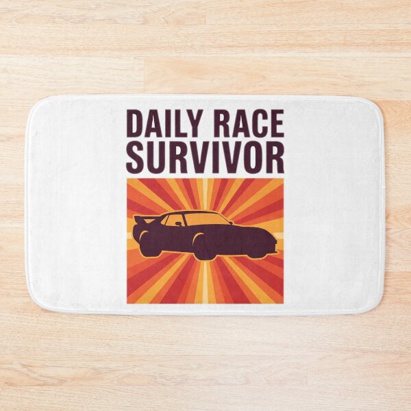 Item preview, Daily Race Survivor - Sim Racing Humor designed and sold by GarageGraphics.