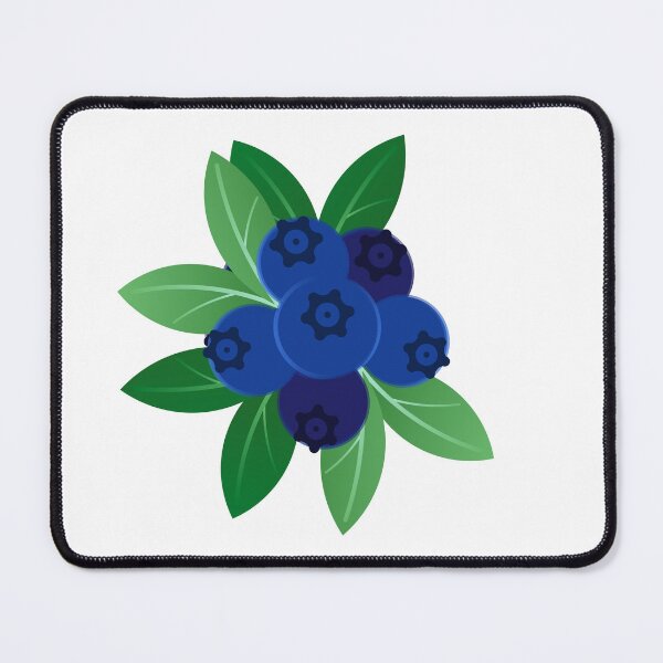 Item preview, Botanical Blueberry Fruit Cluster with Green Leaves Isolated designed and sold by Longsilp.