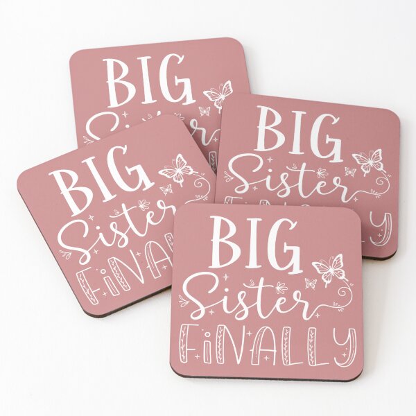 Item preview, Big Sister Finally, Big Sister Again, Baby Shower Gift, Promoted To Big Sister, Matching Sibling, Big Sister, Baby Announcement designed and sold by toongstudio.