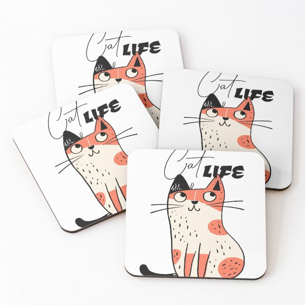 Item preview, Cat Life, Father's Day gift for him - cat puns designed and sold by Digital Specialties.