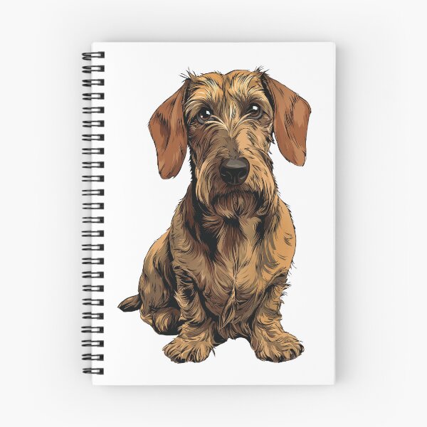 Item preview, Red Wirehaired Dachshund Dog Illustration designed and sold by whyitsme.