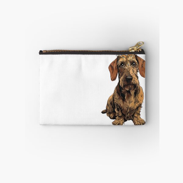 Item preview, Red Wirehaired Dachshund Dog Illustration designed and sold by whyitsme.