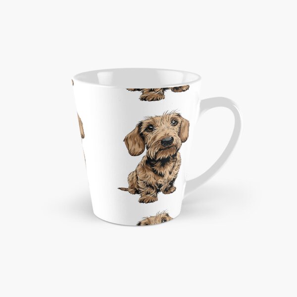 Item preview, Cream Wirehaired Dachshund Dog Illustration designed and sold by whyitsme.