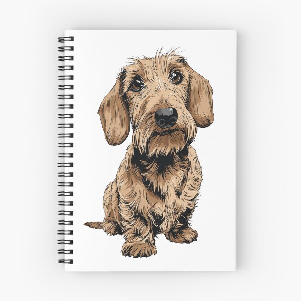 Item preview, Cream Wirehaired Dachshund Dog Illustration designed and sold by whyitsme.