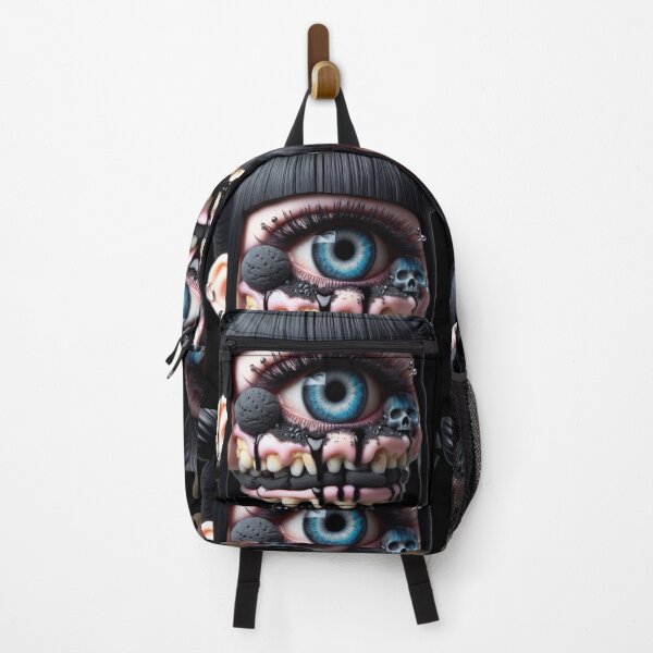 Item preview, Cosmic Coffeehouse Eye Horror Doll with Visible Teeth designed and sold by LujziWorld.
