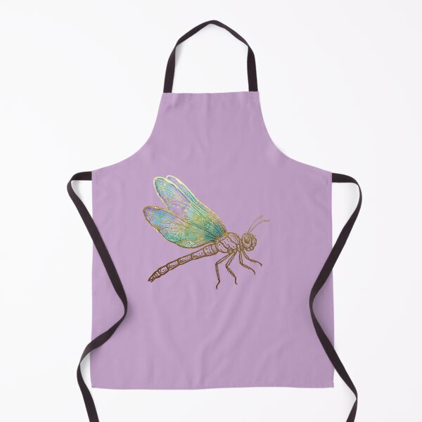 Item preview, Iridescent Dragonfly Art, Golden, Magical Illustration Decal - Girls, Fairy, Golden Celestial Dragonfly Magic Graphic designed and sold by 21 Dragonflies.
