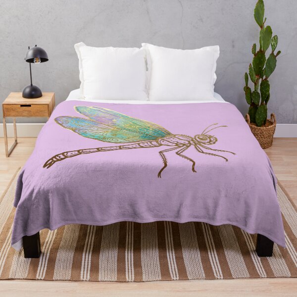 Item preview, Iridescent Dragonfly Art, Golden, Magical Illustration Decal - Girls, Fairy, Golden Celestial Dragonfly Magic Graphic designed and sold by 21 Tulips.