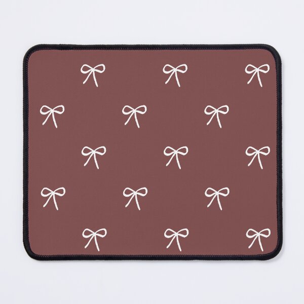 Item preview, Espresso Brown Bow Pattern Phone Case for Mom | Minimalist Coquette Bow Journal for Students or Teachers | Cute Cream Bow Aesthetic Blanket for Girls | Balletcore Ribbon Tote Bag Gift for Nurse designed and sold by VivaFy.