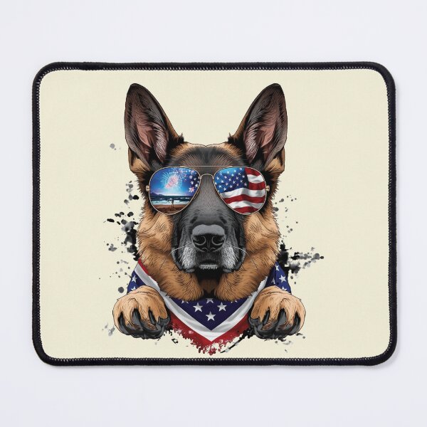 Item preview, Patriotic German Shepherd designed and sold by BKDIGITALSHOP.