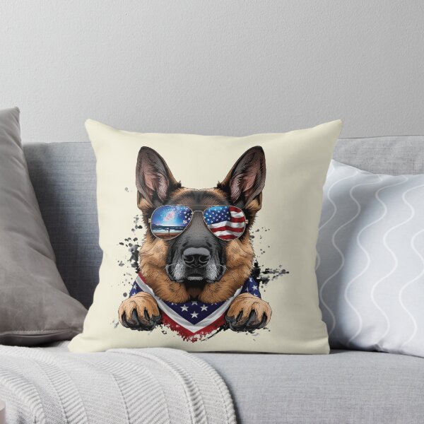 Item preview, Patriotic German Shepherd designed and sold by BKDIGITALSHOP.