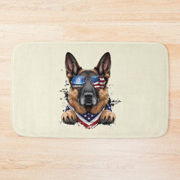 Item preview, Patriotic German Shepherd designed and sold by BKDIGITALSHOP.