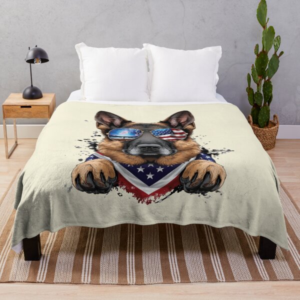 Item preview, Patriotic German Shepherd designed and sold by BKDIGITALSHOP.