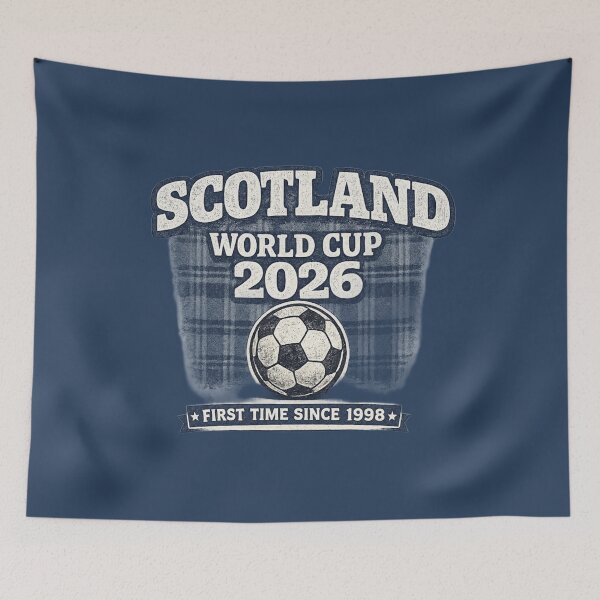 Item preview, Scotland World Cup 2026 Vintage Retro Football Fan T-Shirt designed and sold by ArthUpscale.