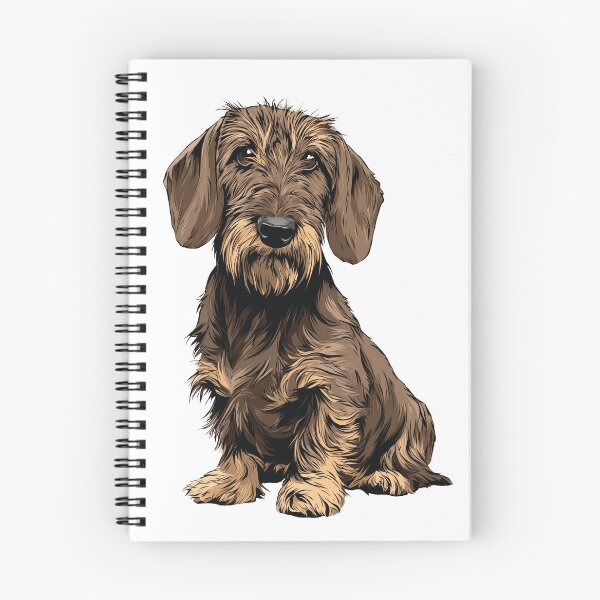 Item preview, Wild Boar Wirehaired Dachshund Dog Illustration designed and sold by whyitsme.
