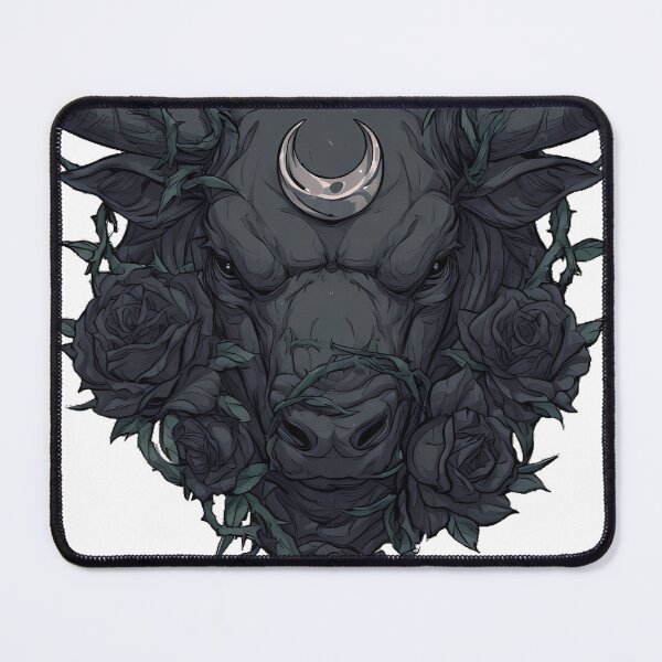 Item preview, Gothic Taurus Rose Bull designed and sold by IllumeInk.
