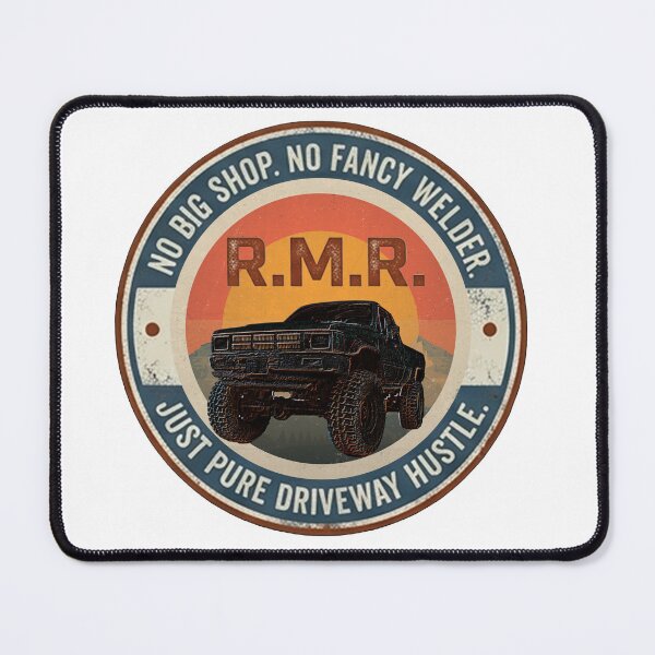 Item preview, Rusty Metal Revival 4x4 Off Road Hustle Badge designed and sold by RustyRevival.