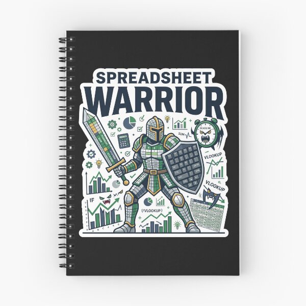 Item preview, Spreadsheet Warrior Funny Office Humor Design designed and sold by Pixel Analytics.