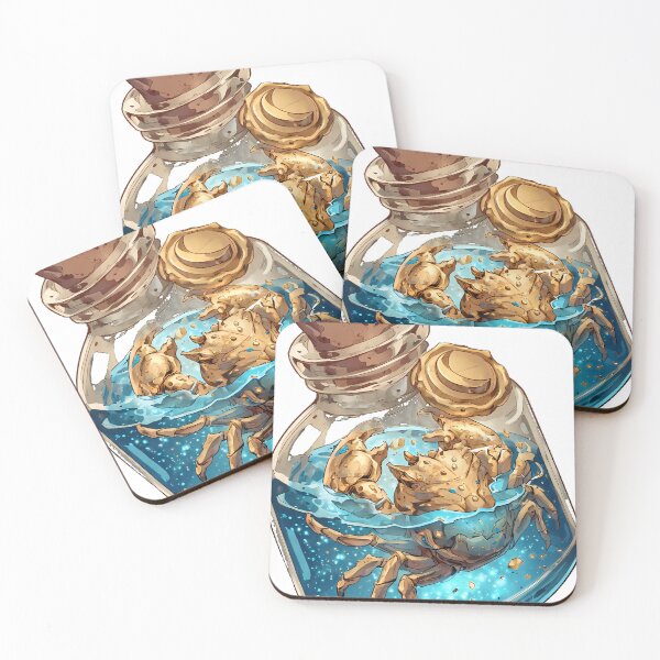 Item preview, Gothic Cancer Apothecary Crab designed and sold by IllumeInk.