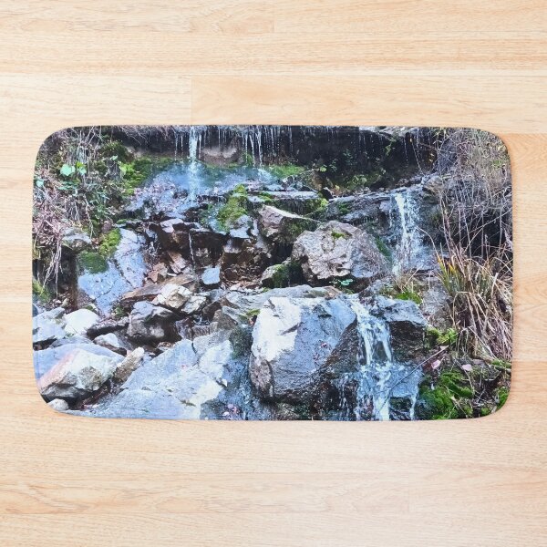 Item preview, Beautiful Waterfall - Scenic Cascade Nature Landscape Art Print from Romania designed and sold by MSMPrintDesign.