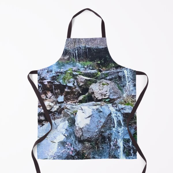 Item preview, Beautiful Waterfall - Scenic Cascade Nature Landscape Art Print from Romania designed and sold by MSMPrintDesign.