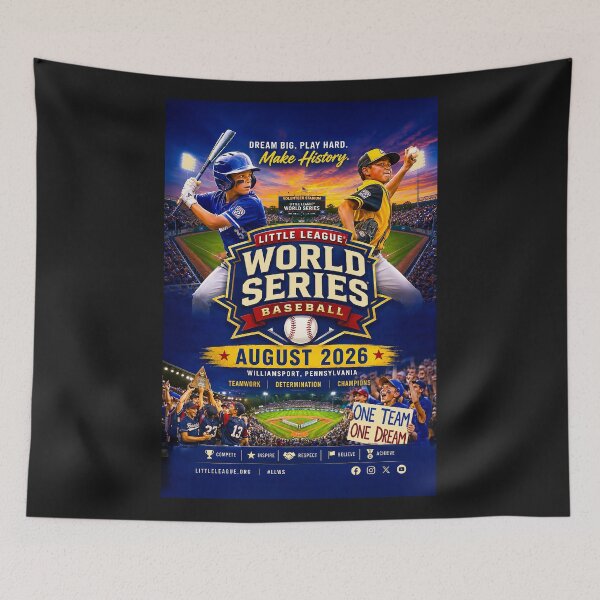 Item preview, WORLD SERIES BASEBALL - Little League August 2026 Baseball designed and sold by DBM Photo Art 1.