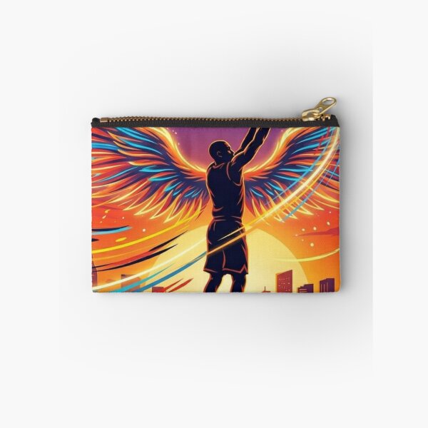 Item preview, "Winged Basketball Slam at Sunset" designed and sold by AG Clothing Shop.