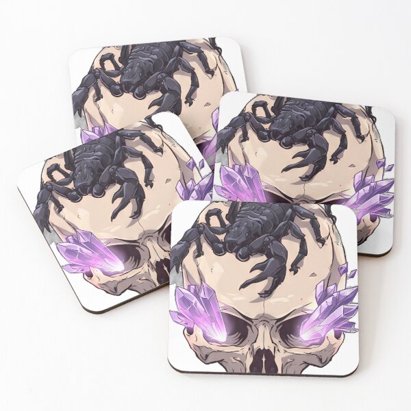 Item preview, Gothic Scorpio Amethyst Skull designed and sold by IllumeInk.