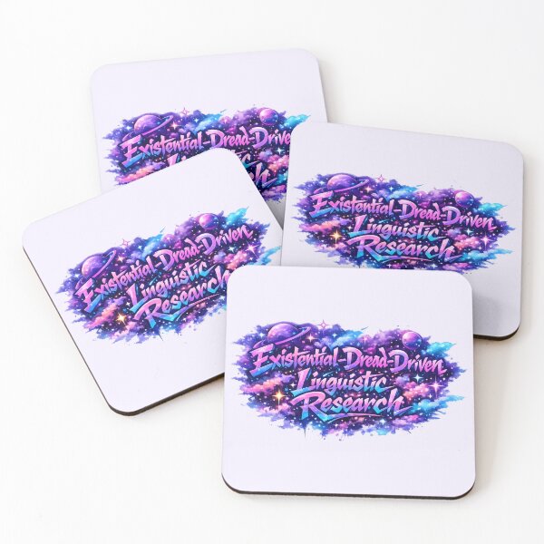 Item preview, Existential-Dread-Driven Linguistic Research – Cosmic Graffiti Linguistics Design designed and sold by Nerd Romance Café.